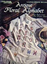 画像: Antique Floral Alphabet